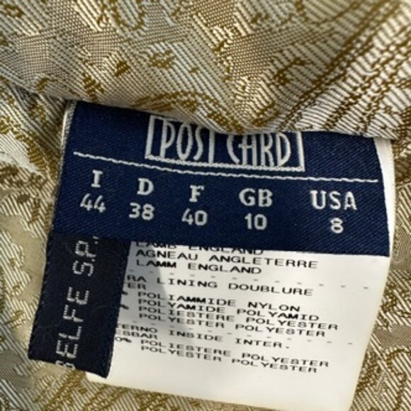 Post Card Leather Jacket US 8 - Picture 11 of 14